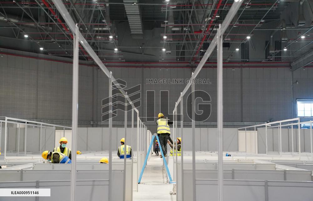 CHINA-SHANGHAI-NECC-MAKESHIFT HOSPITAL (CN)