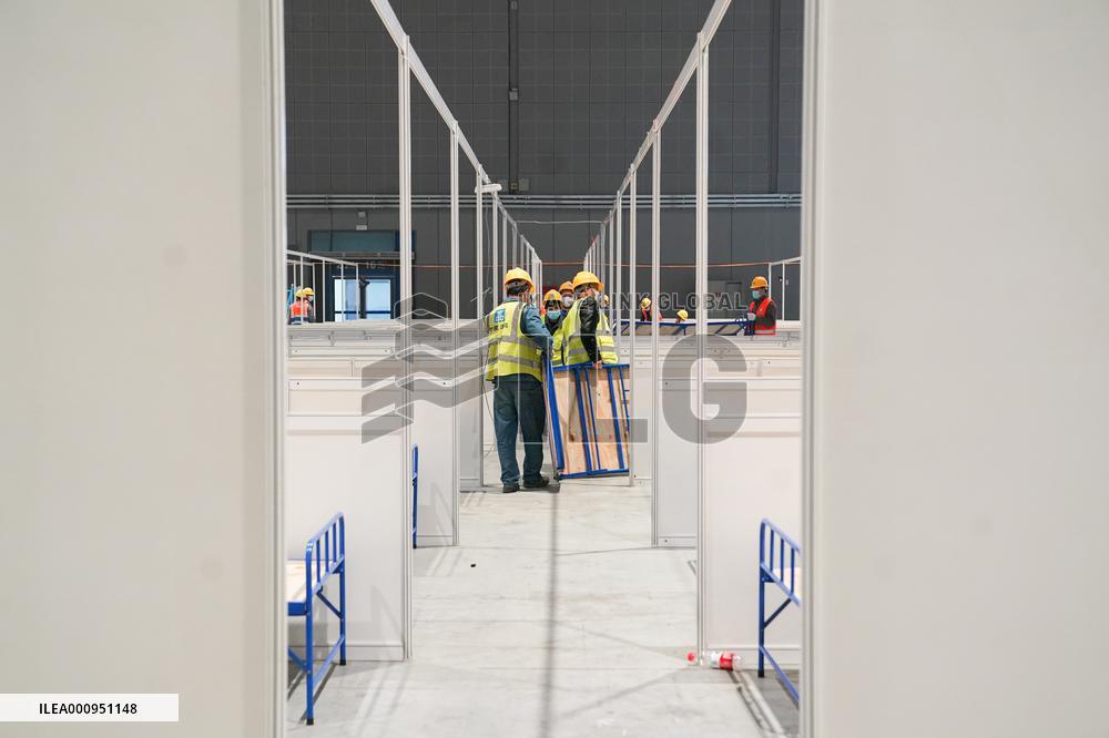 CHINA-SHANGHAI-NECC-MAKESHIFT HOSPITAL (CN)