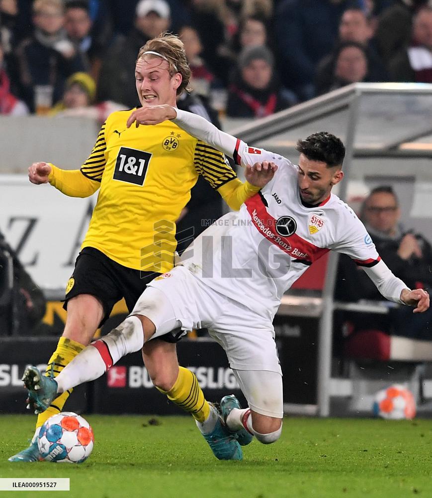 (SP)GERMANY-STUTTGART-FOOTBALL-BUNDESLIGA-STUTTGART VS DORTMUND