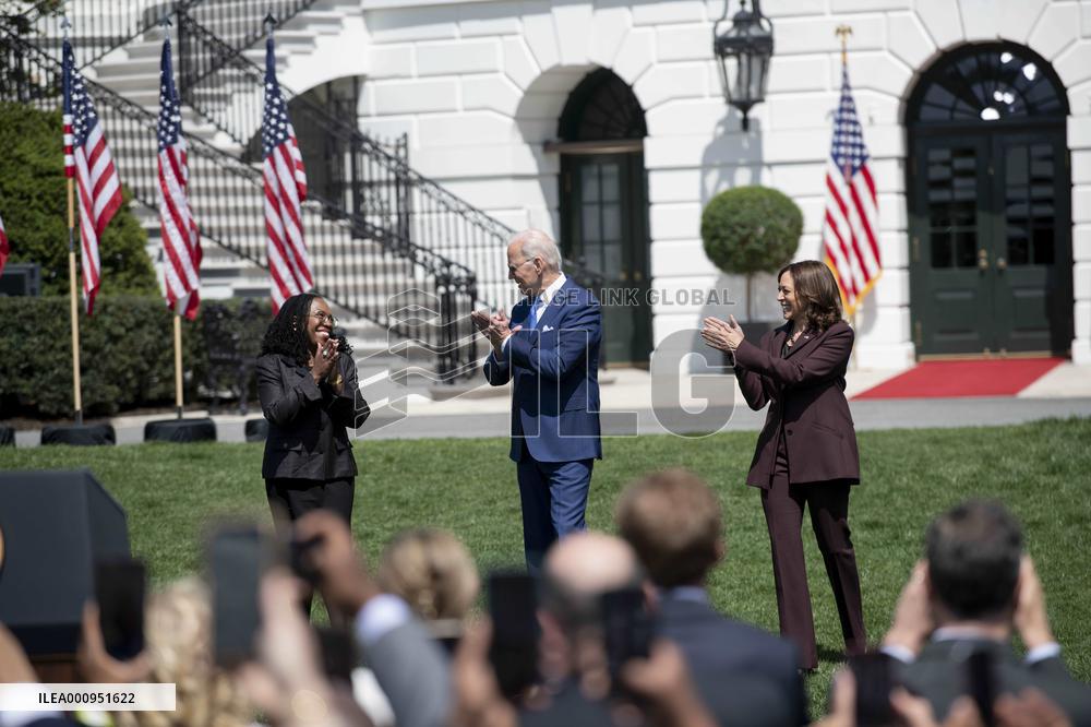 U.S.-WASHINGTON, D.C.-WHITE HOUSE-JUDGE KETANJI BROWN JACKSON-SUPREME COURT-CONFIRMATION