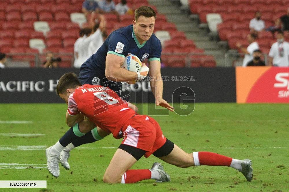 (SP)SINGAPORE-RUGBY-HSBC WORLD RUGBY SEVENS