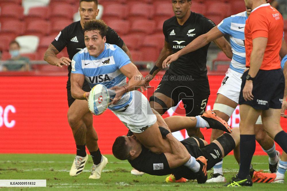 (SP)SINGAPORE-RUGBY-WORLD SEVENS SERIES-NZL VS ARG