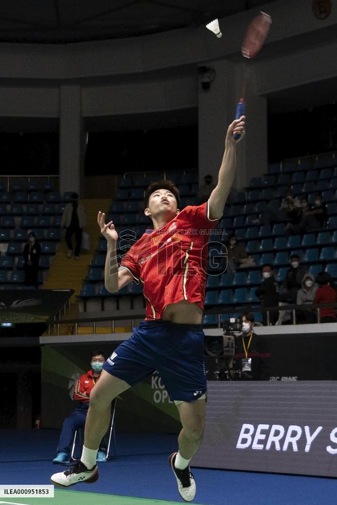 (SP)SOUTH KOREA-SUNCHEON-BADMINTON-KOREA OPEN 2022-MEN'S SINGLES-SEMIFINAL