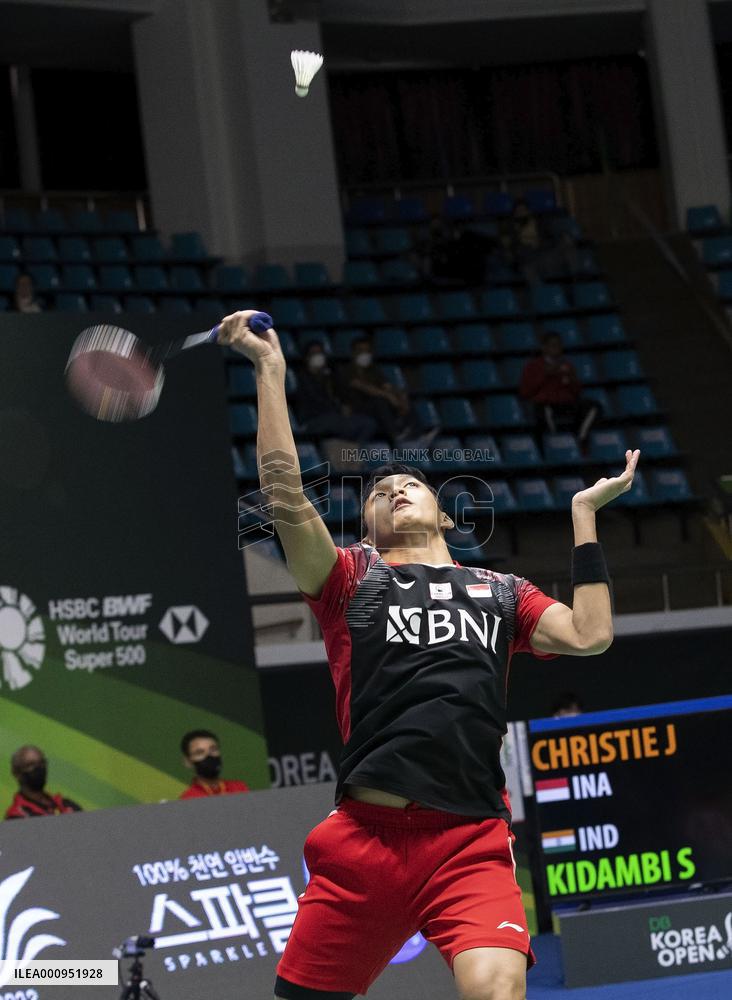 (SP)SOUTH KOREA-SUNCHEON-BADMINTON-KOREA OPEN 2022-MEN'S SINGLES-SEMIFINAL