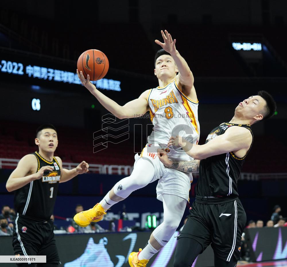 (SP)CHINA-NANCHANG-BASKETBALL-CBA LEAGUE-SHANXI LOONGS VS LIAONING FLYING LEOPARDS (CN)