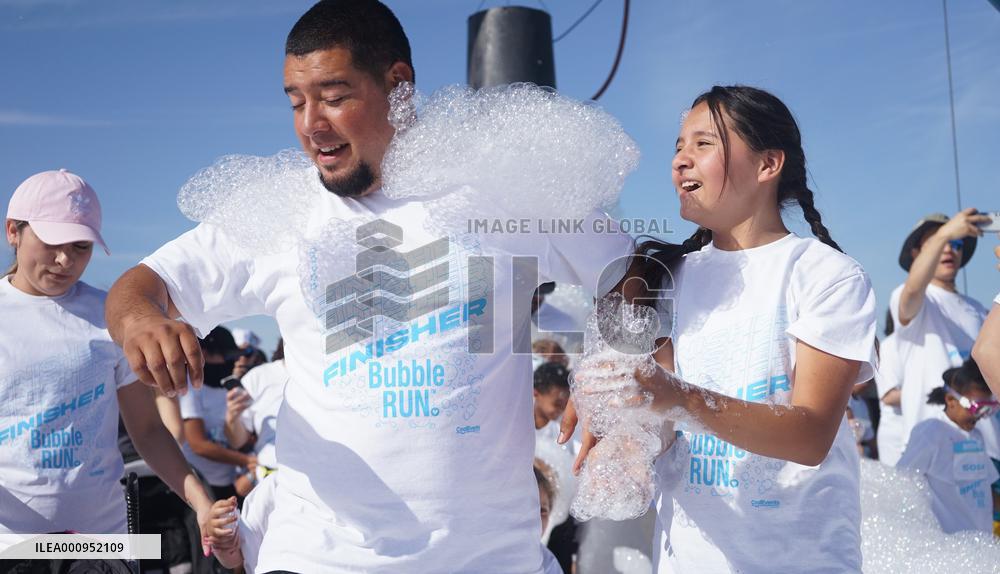 U.S.-CALIFORNIA-POMONA-BUBBLE RUN