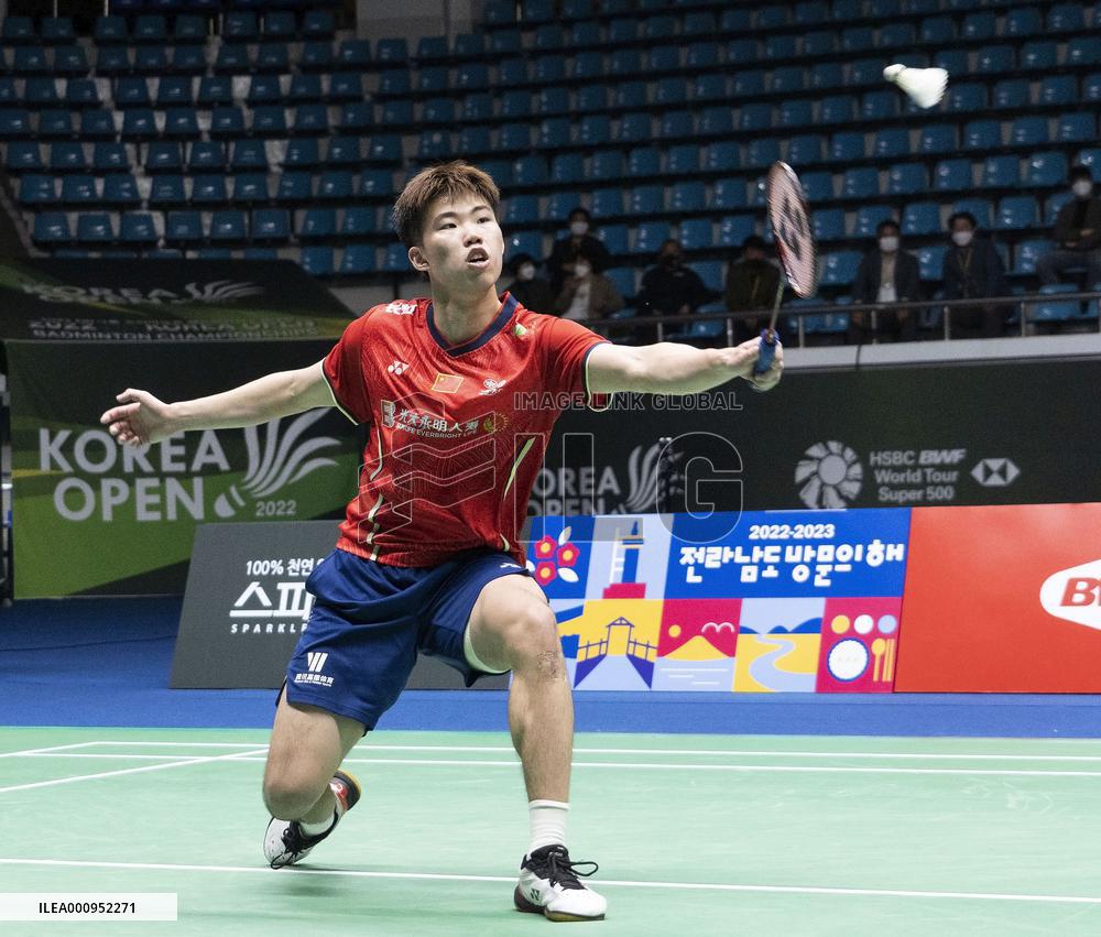 (SP)SOUTH KOREA-SUNCHEON-BADMINTON-KOREA OPEN 2022-MEN'S SINGLES-FINAL