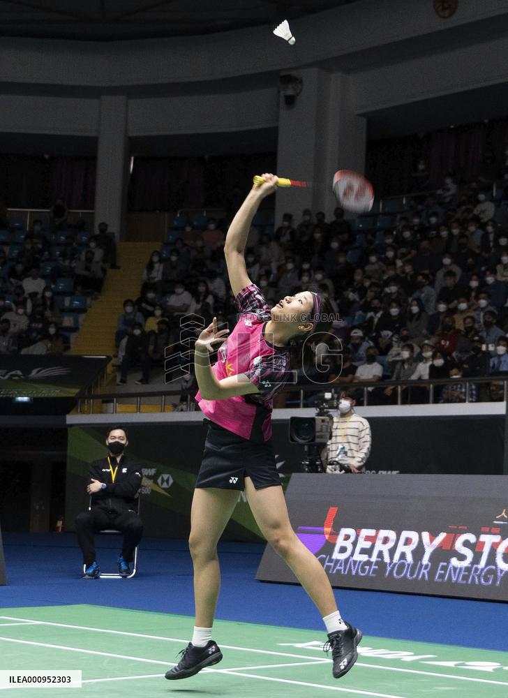 (SP)SOUTH KOREA-SUNCHEON-BADMINTON-KOREA OPEN 2022-WOMEN'S SINGLES-FINAL