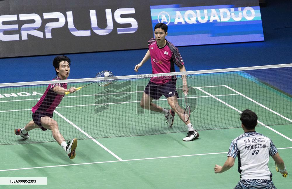 (SP)SOUTH KOREA-SUNCHEON-BADMINTON-KOREA OPEN 2022-MEN'S DOUBLES-FINAL