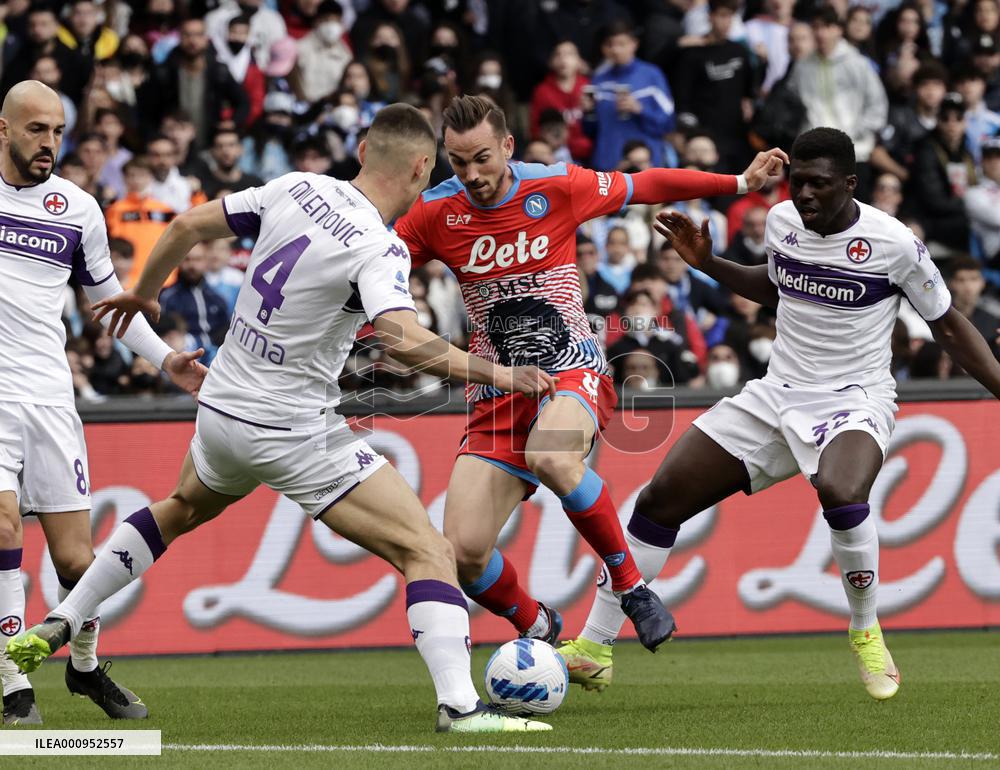 (SP)ITALY-NAPLES-FOOTBALL-SERIE A-NAPOLI VS FIORENTINA