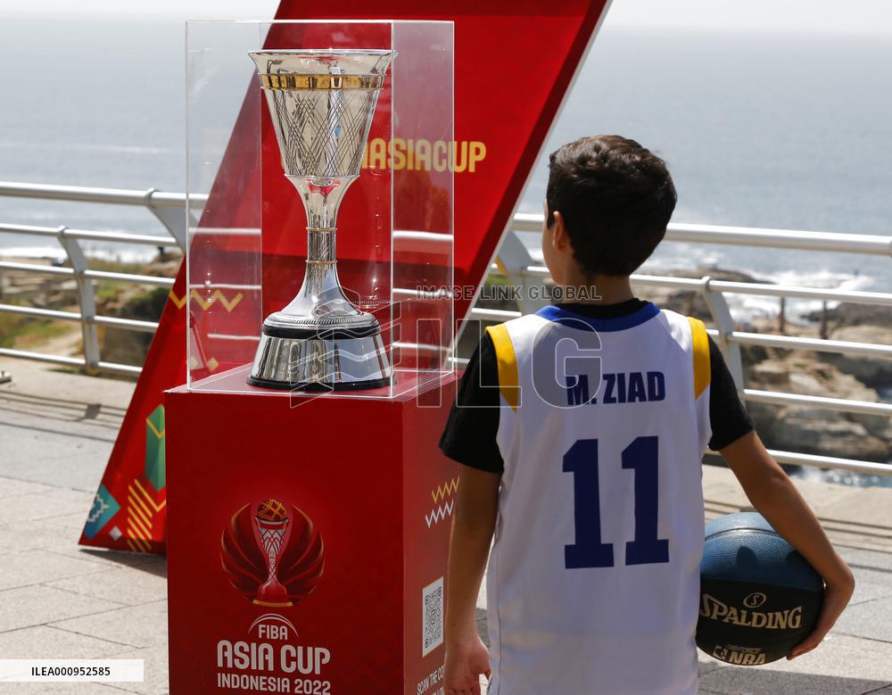 (SP)LEBANON-BEIRUT-BASKETBALL-FIBA ASIA CUP-TROPHY TOUR