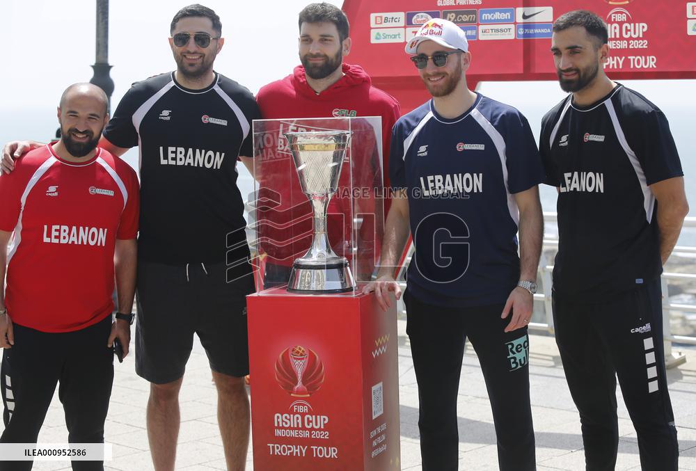 (SP)LEBANON-BEIRUT-BASKETBALL-FIBA ASIA CUP-TROPHY TOUR