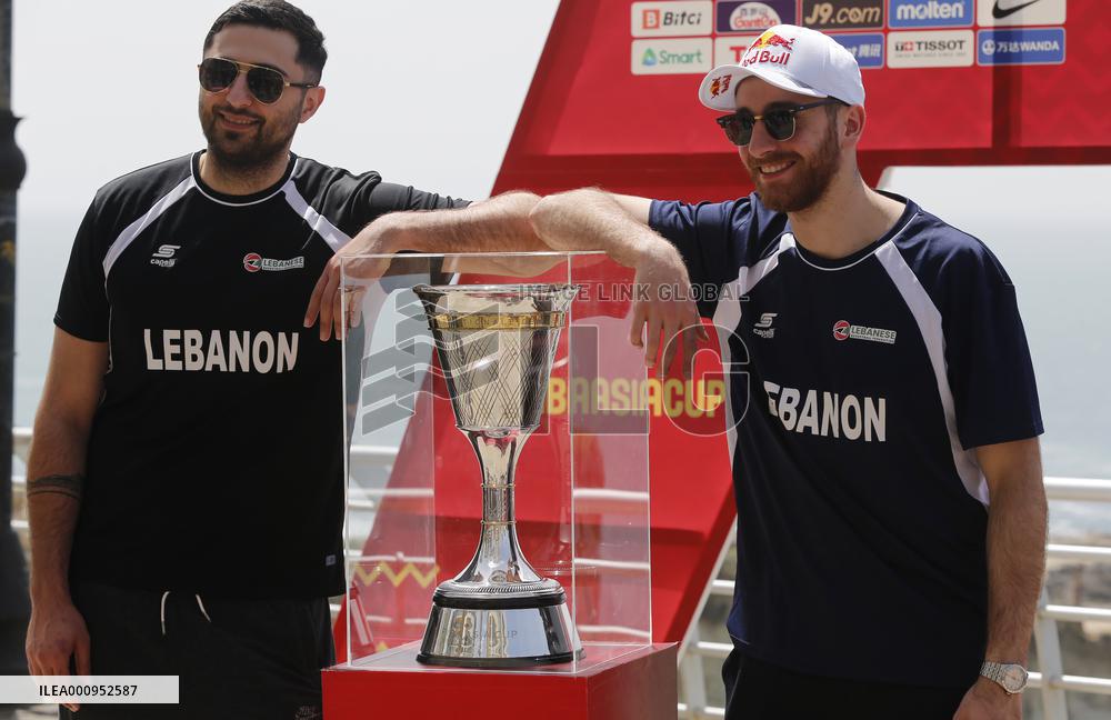 (SP)LEBANON-BEIRUT-BASKETBALL-FIBA ASIA CUP-TROPHY TOUR