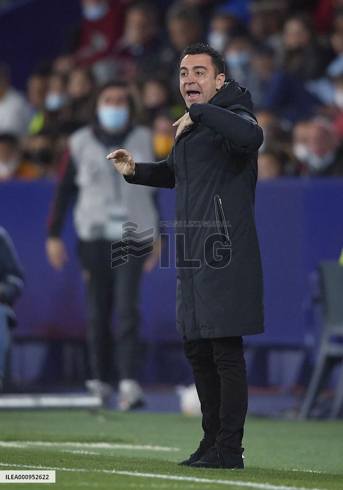 (SP)SPAIN-VALENCIA-FOOTBALL-SPANISH LEAGUE-LEVANTE UD VS BARCELONA
