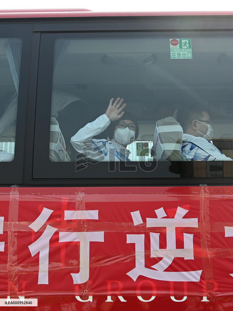 CHINA-TIANJIN-TCM-MEDICAL TEAM-SHANGHAI-AID (CN)