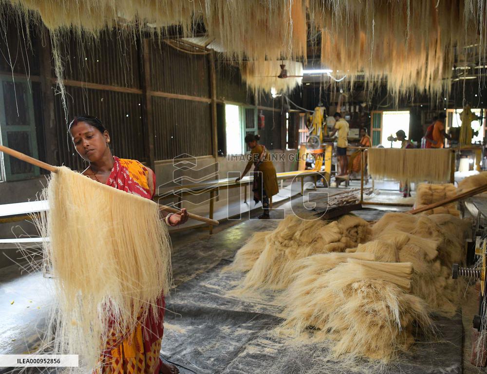 INDIA-AGARTALA-VERMICELLI MAKING