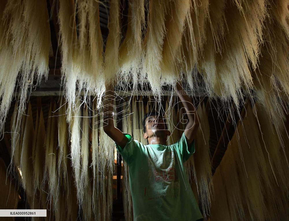 INDIA-AGARTALA-VERMICELLI MAKING