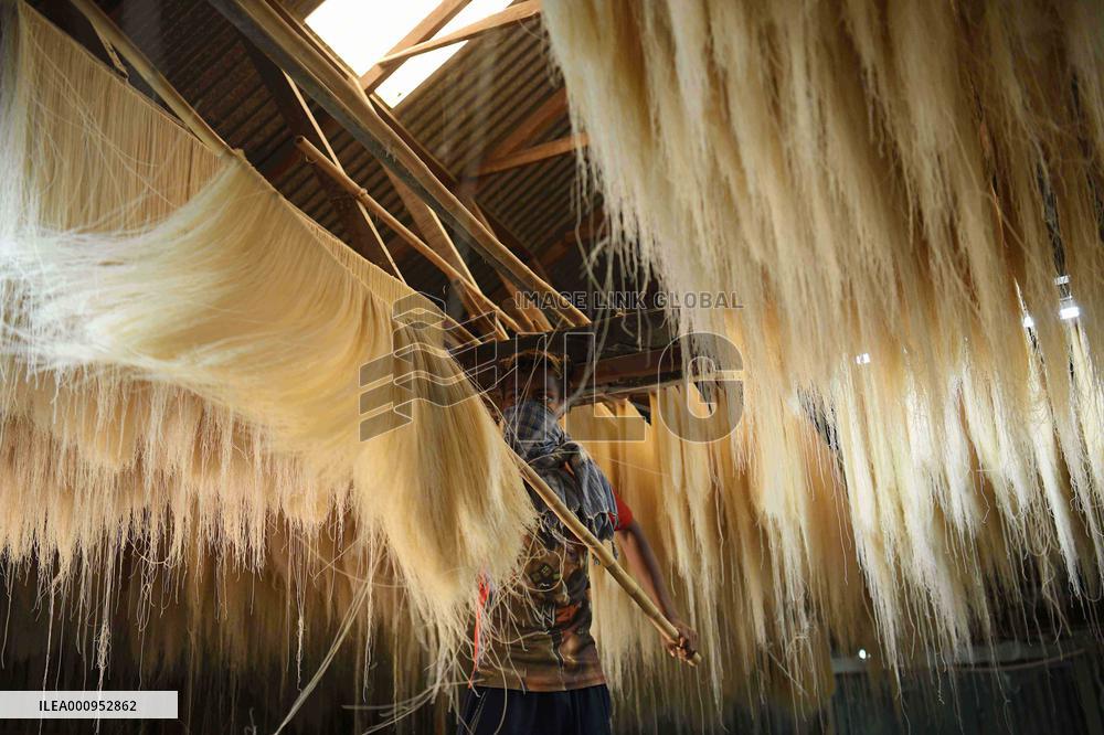 INDIA-AGARTALA-VERMICELLI MAKING