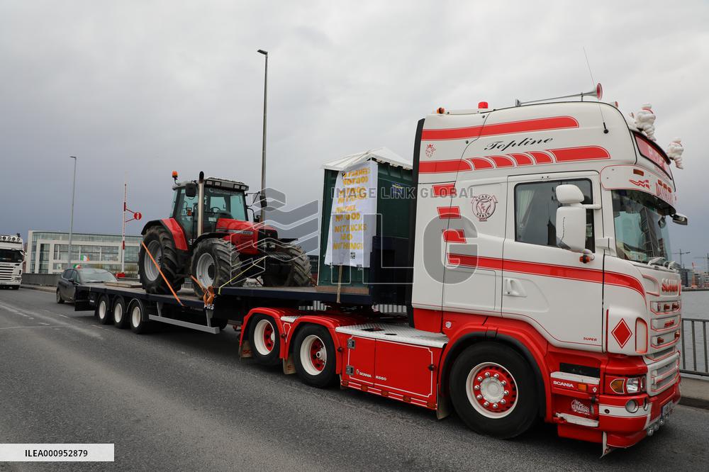 IRELAND-DUBLIN-FUEL PRICES-PROTEST