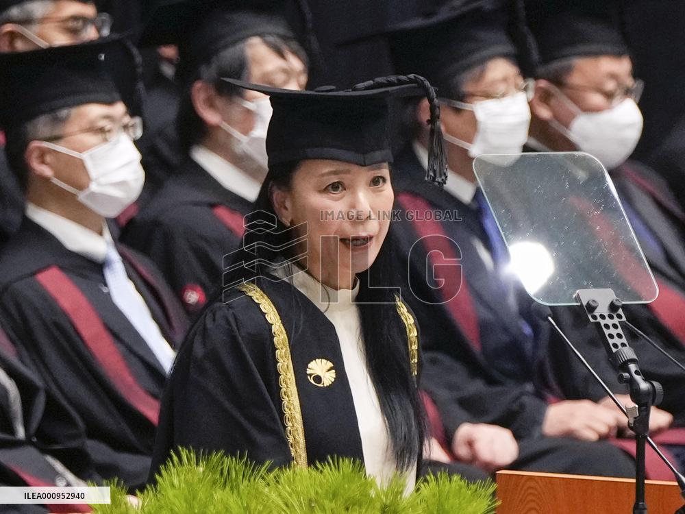 Entrance ceremony for University of Tokyo