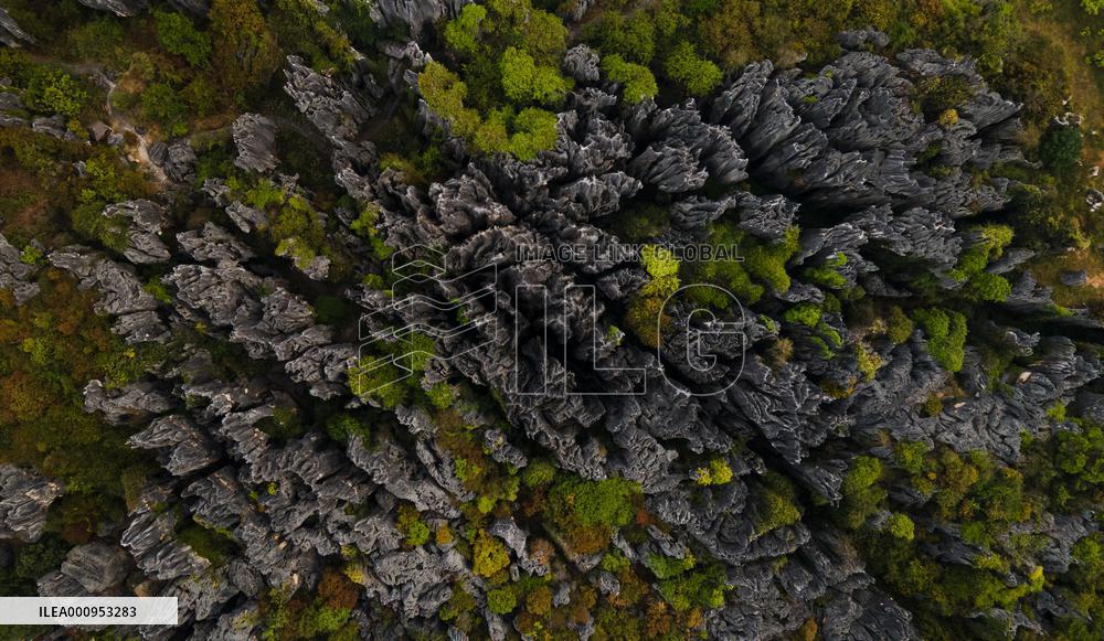 (SkyEye)CHINA-YUNNAN-SHILIN-KARST-SCENERY (CN)