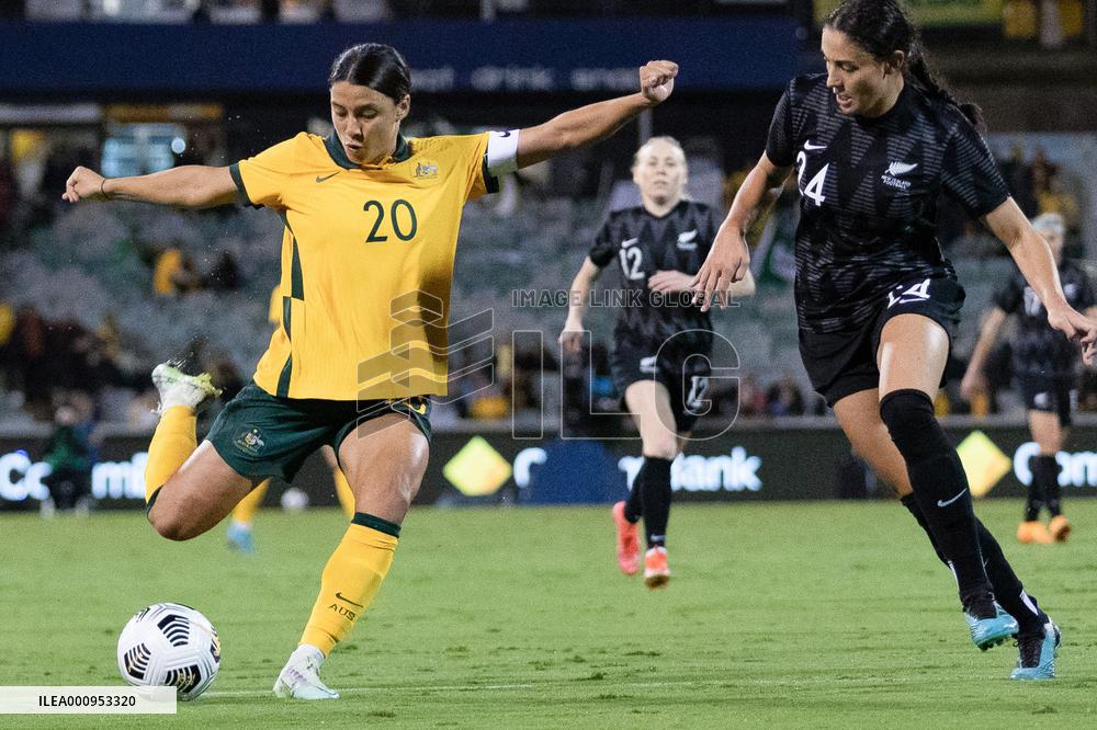 (SP)AUSTRALIA-CANBERRA-FOOTBALL-FRIENDLY-AUS VS NZL