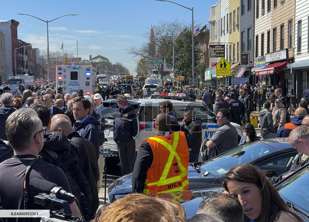 U.S.-NEW YORK-SUBWAY STATION-SHOOTING