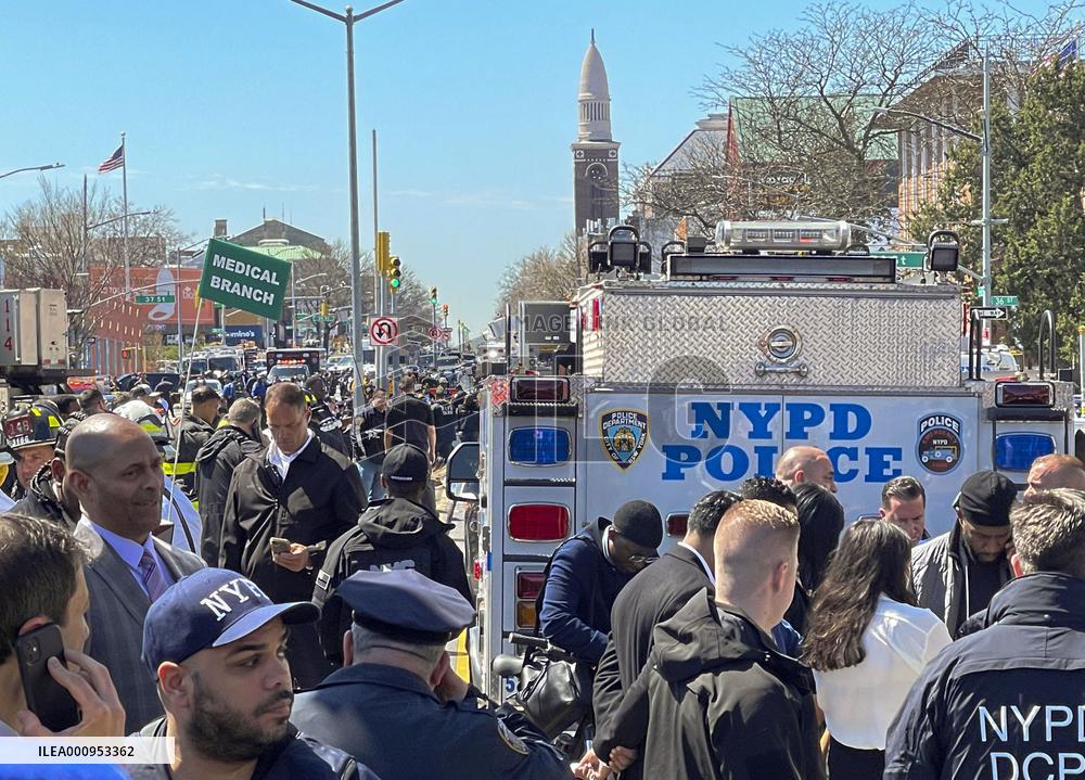 U.S.-NEW YORK-SUBWAY STATION-SHOOTING