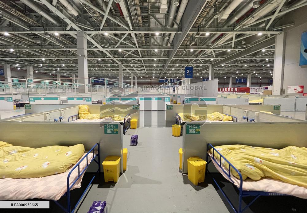 CHINA-SHANGHAI-NECC-MAKESHIFT HOSPITAL (CN)