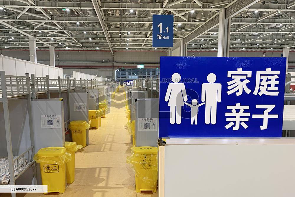 CHINA-SHANGHAI-NECC-MAKESHIFT HOSPITAL (CN)
