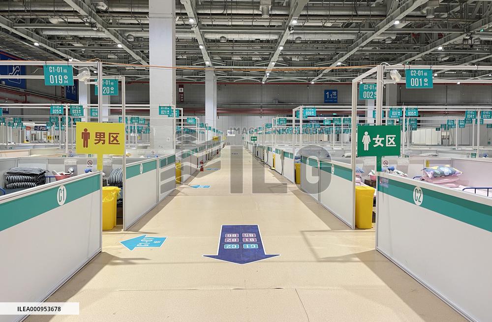 CHINA-SHANGHAI-NECC-MAKESHIFT HOSPITAL (CN)