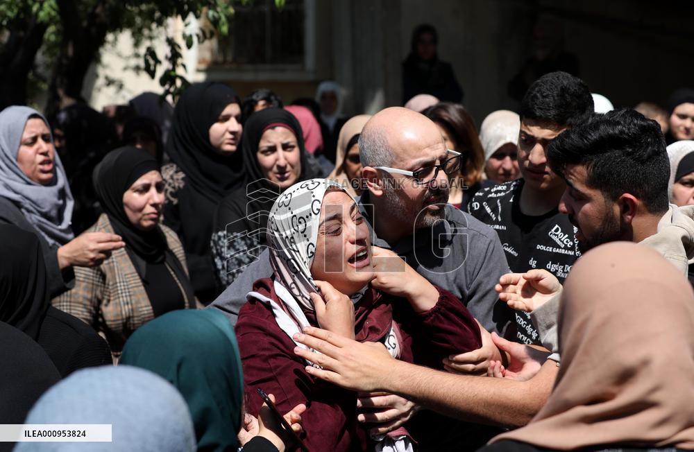 MIDEAST-QALQILYA-FUNERAL