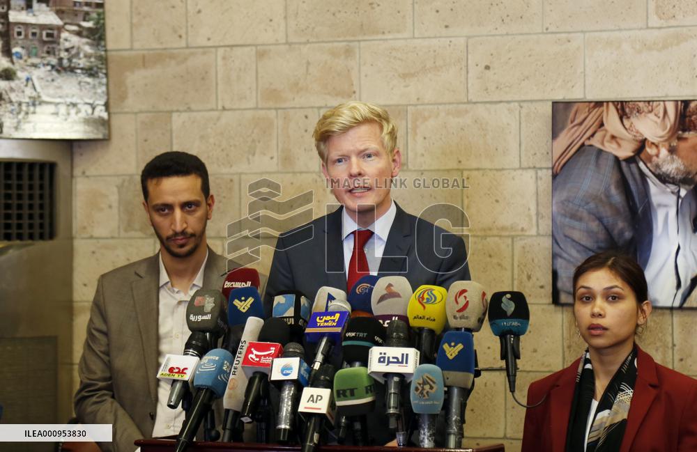 YEMEN-SANAA-UN ENVOY-PRESS CONFERENCE