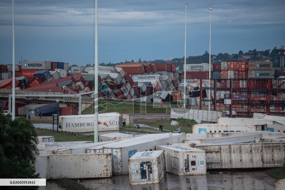 SOUTH AFRICA-KWAZULU-NATAL-HEAVY RAINS-AFTERMATH