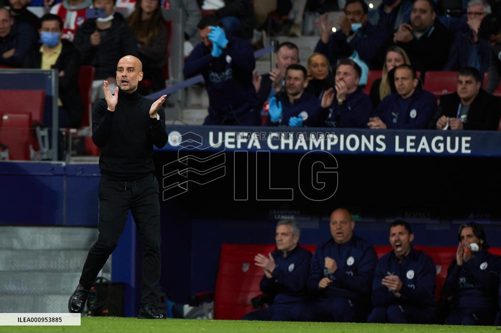 (SP)SPAIN-MADRID-UEFA CHAMPIONS LEAGUE-ATLETICO DE MADRID VS MANCHESTER CITY