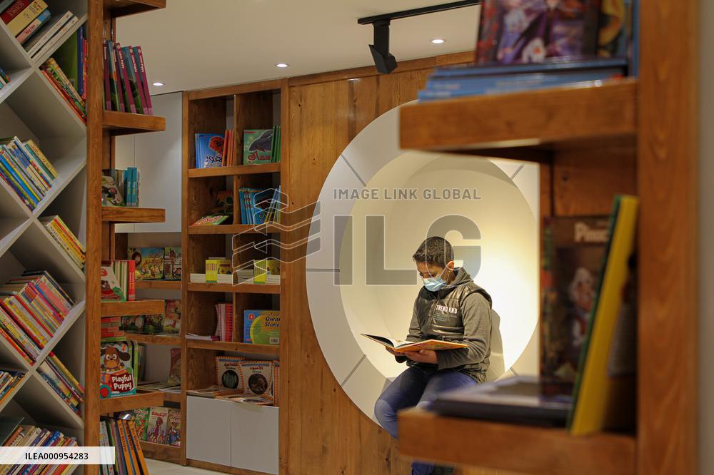 MIDEAST-GAZA CITY-LIBRARY