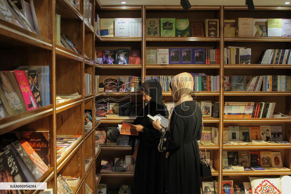 MIDEAST-GAZA CITY-LIBRARY