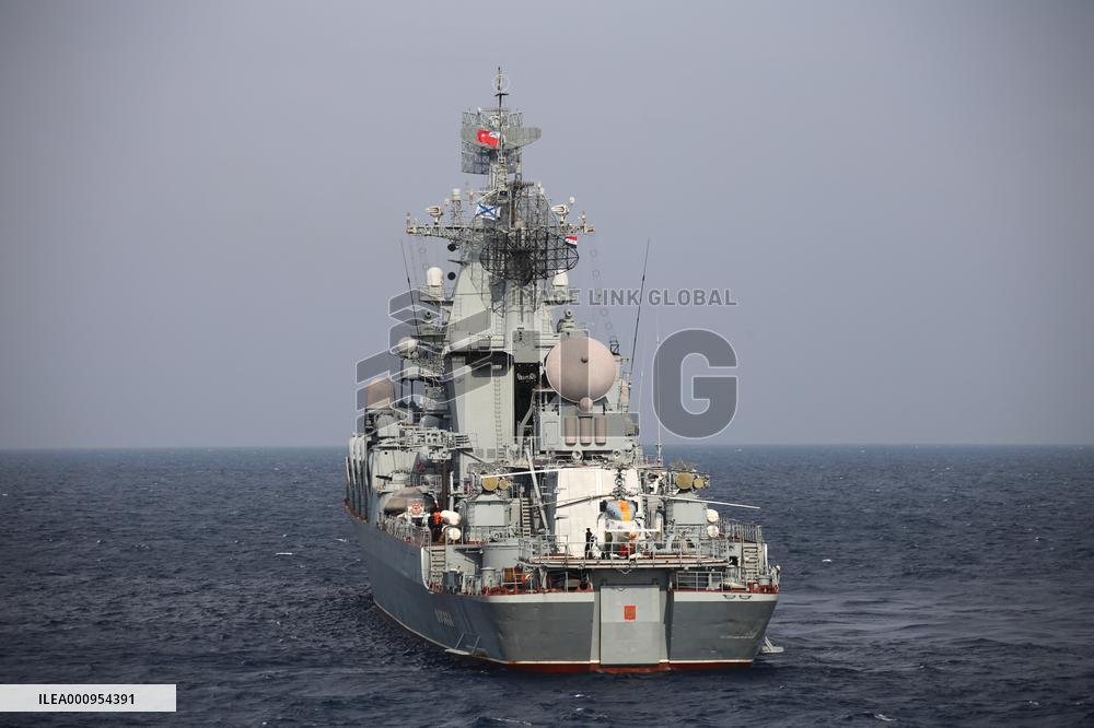RUSSIA-MOSCOW-CRUISER MOSKVA-SINKING