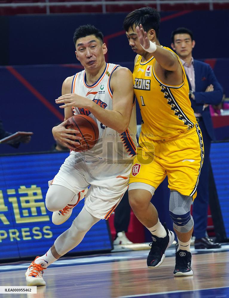 (SP)CHINA-NANCHANG-BASKETBALL-CBA LEAGUE-ZHEJIANG LIONS VS SHANGHAI SHARKS (CN)