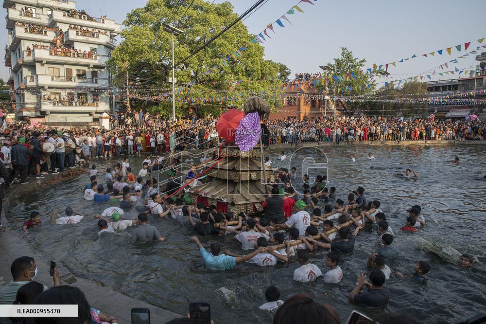 NEPAL-KATHMANDU-GAHANA KHOJNE JATRA FESTIVAL