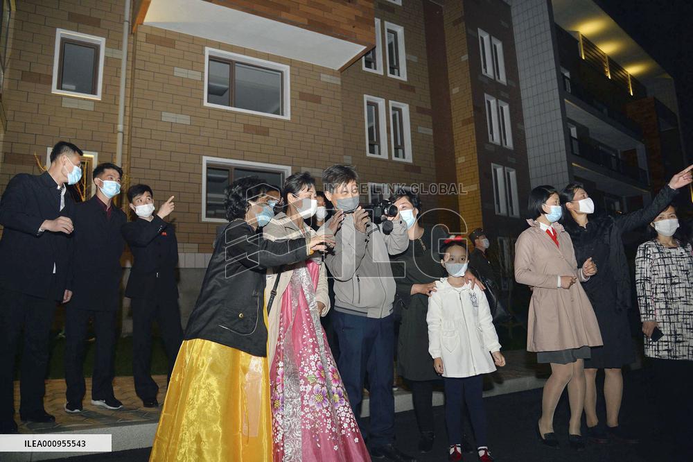 Luxury condominiums in Pyongyang