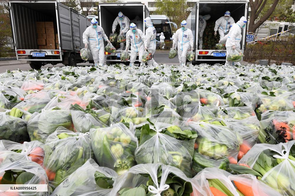 CHINA-QINGHAI-XINING-COVID-19-VEGETABLE PACK (CN)