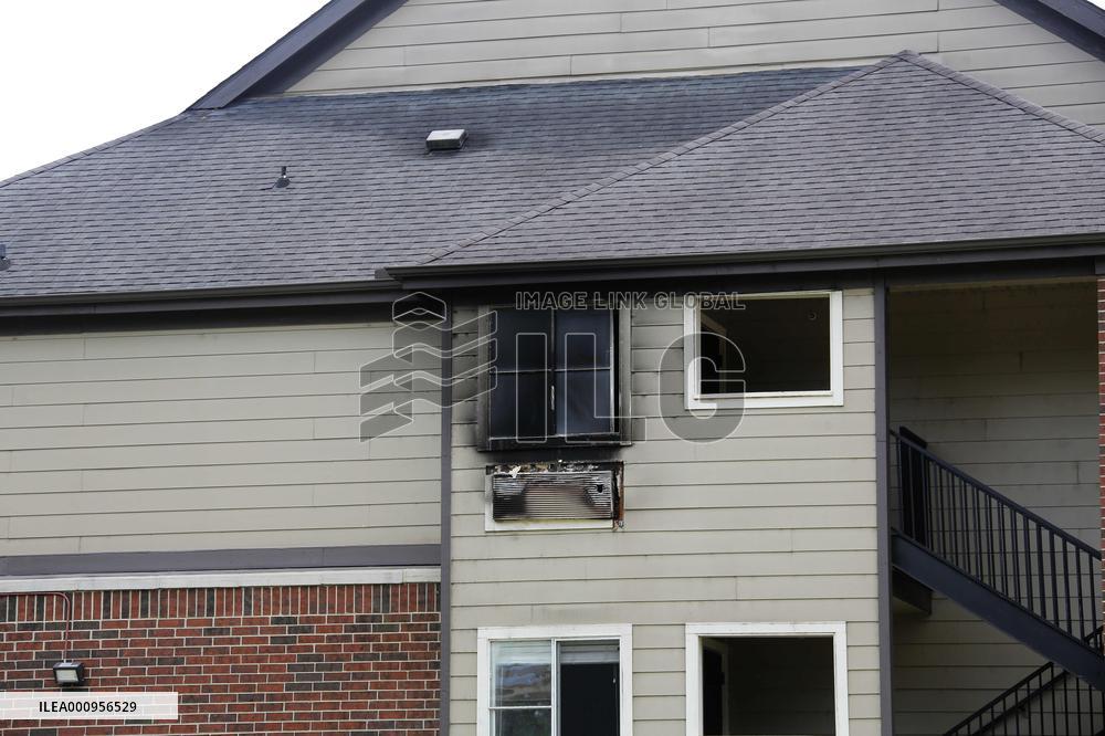 U.S.-TEXAS-PRAIRIE VIEW A&M UNIVERSITY-DORM BUILDING-FIRE