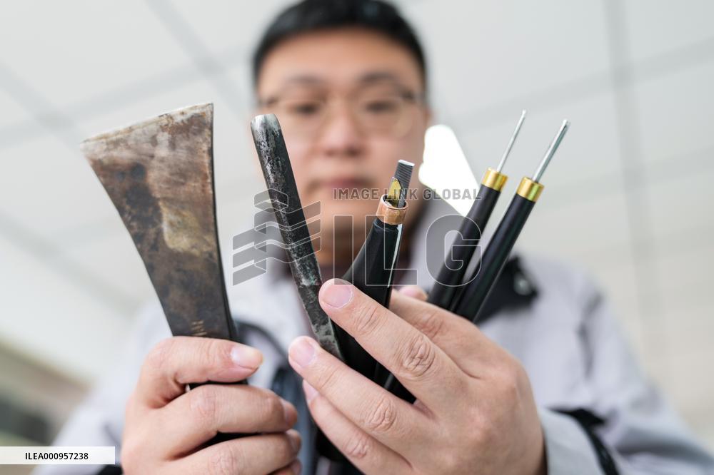 CHINA-JIANGSU-NANJING-ENGRAVED BLOCK PRINTING-INHERITOR(CN)