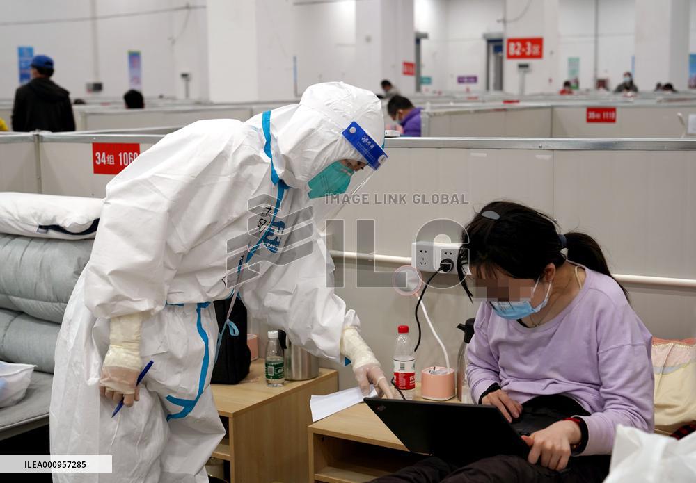 CHINA-SHANGHAI-MAKESHIFT HOSPITAL (CN)