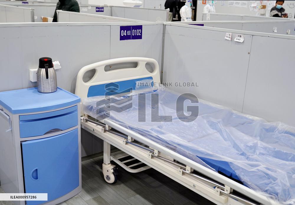 CHINA-SHANGHAI-MAKESHIFT HOSPITAL (CN)