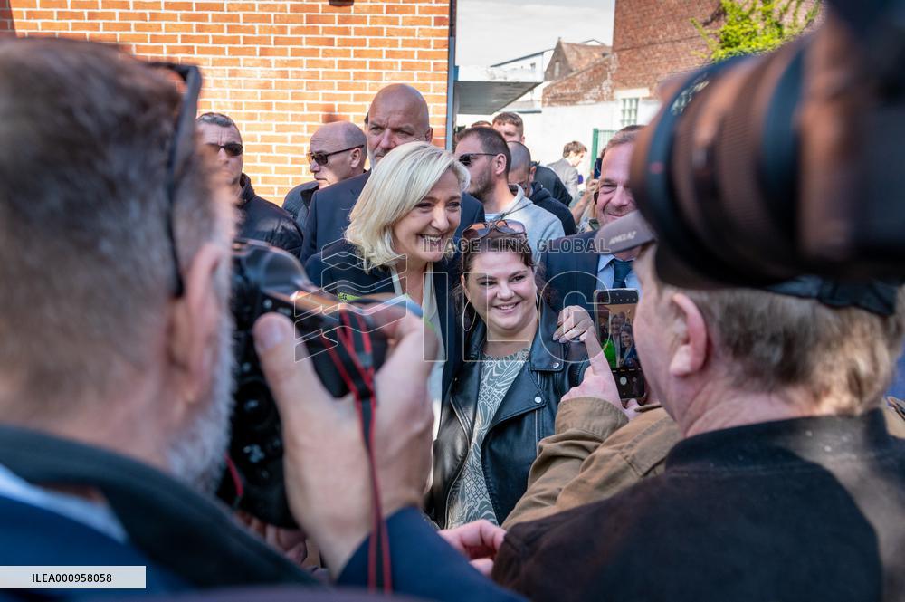 FRANCE-HENIN-BEAUMONT-PRESIDENTIAL ELECTION-SECOND ROUND-VOTE-LE PEN