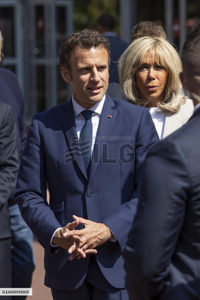 FRANCE-LE TOUQUET-PRESIDENTIAL ELECTION-SECOND ROUND-VOTE-MACRON