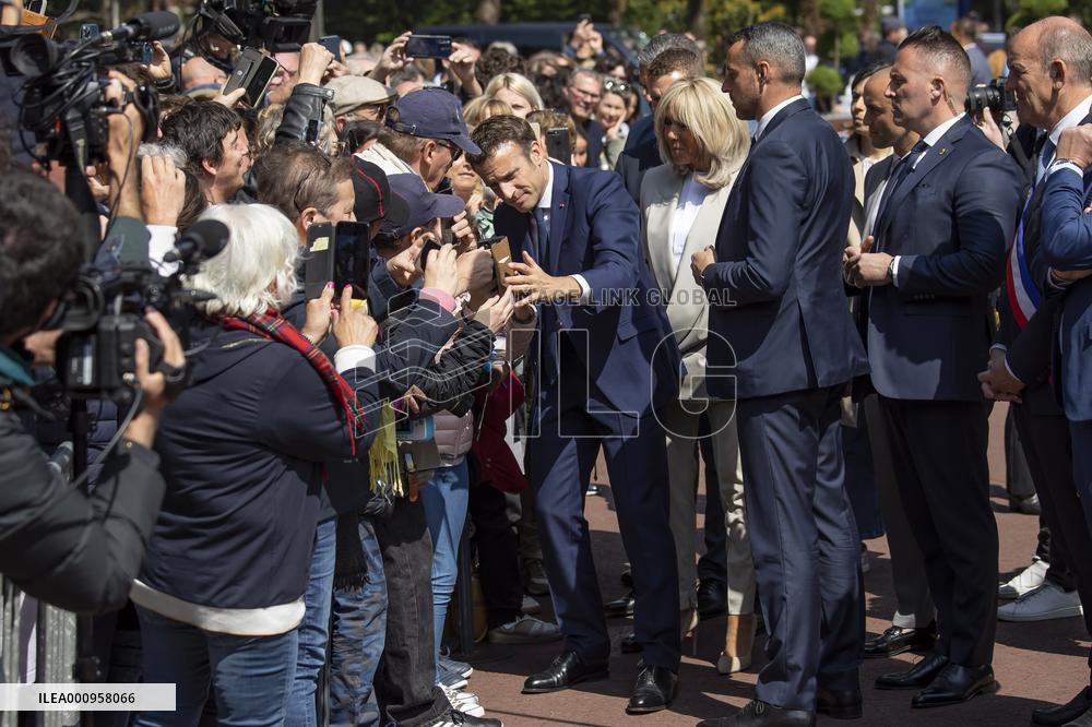 FRANCE-LE TOUQUET-PRESIDENTIAL ELECTION-SECOND ROUND-VOTE-MACRON