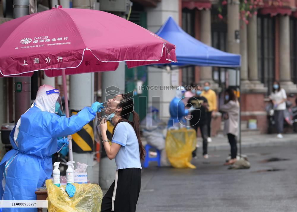 CHINA-SHANGHAI-COVID-19-NUCLEIC ACID TESTING (CN)